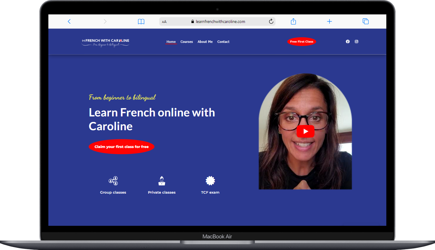 earnfrenchwithcaroline.com